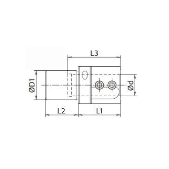 京セラ（株） ホルダ 内径旋削用 SF ホルダ　内径旋削用 SF22F-SH16-40P