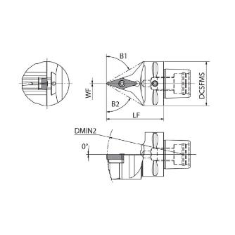 京セラ（株） ホルダ 外径・倣い加工用 SVVB ホルダ　外径・倣い加工用 KPC3-SVVBN00048-16A