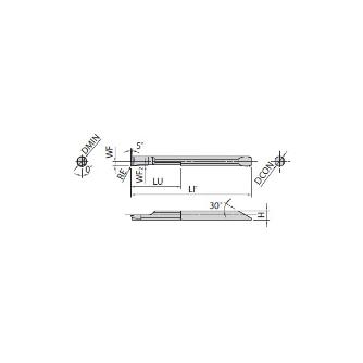 京セラ（株） チップ PVDコーティング 旋削用 EZBR チップ　ＰＶＤコーティング　旋削用 EZBR020020HP-008H PR1225