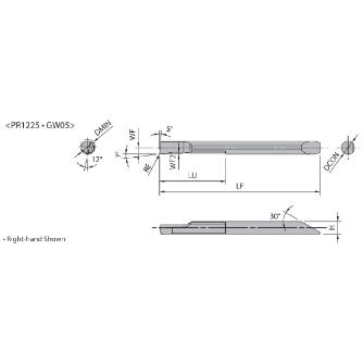 京セラ（株） チップ PVDコーティング 旋削用 EZBR チップ　ＰＶＤコーティング　旋削用 EZBR020017-005NB PR1225