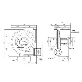 ＳＤＧ（株） 安全増防爆型電動送風機 ME-KSB 安全増防爆型電動送風機 ME-KSB-400-R312