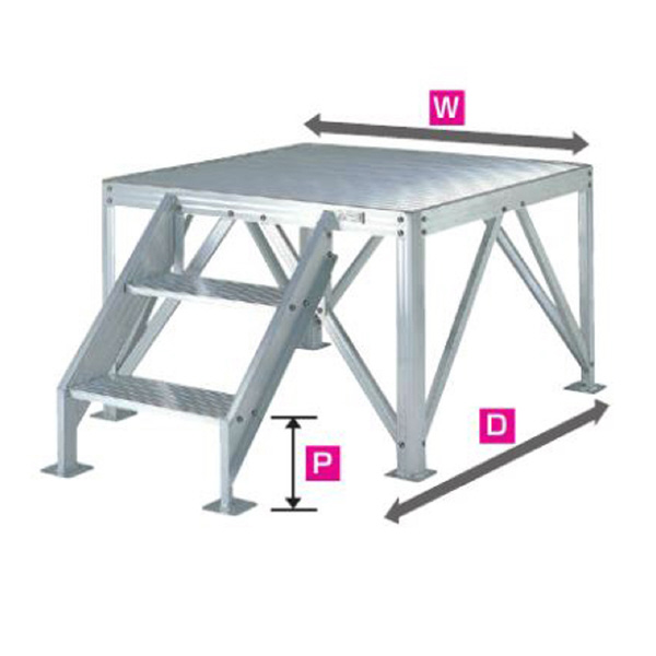 （株）ピカコーポレイション 朝礼台 MG 朝礼台 MG-1B