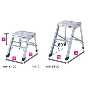 （株）ピカコーポレイション 折りたたみ式作業台 AG 折りたたみ式作業台 AG-B600