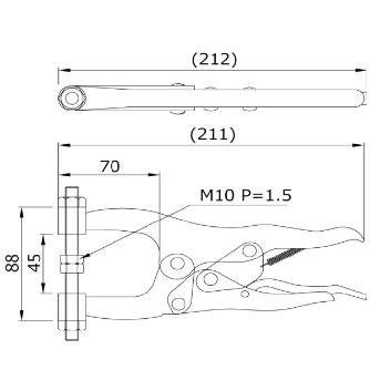 大阪角田興業（株） 標準型ハンドバイス 標準型ハンドバイス NO.2B