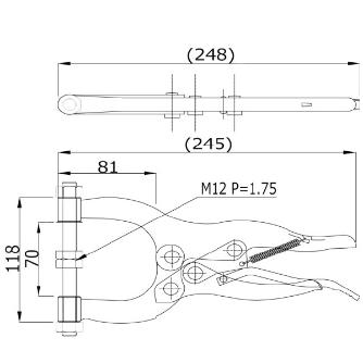 大阪角田興業（株） 標準型ハンドバイス 標準型ハンドバイス NO.3B