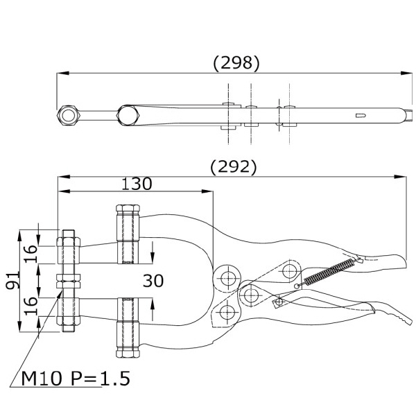 大阪角田興業（株） 標準型ハンドバイスプライヤー 標準型ハンドバイスプライヤー NO.9