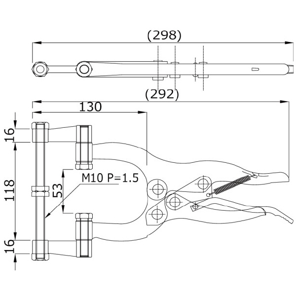 大阪角田興業（株） 標準型ハンドバイスプライヤー 標準型ハンドバイスプライヤー NO.9B
