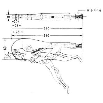 大阪角田興業（株） 標準型ハンドバイスプライヤー 標準型ハンドバイスプライヤー NO.16