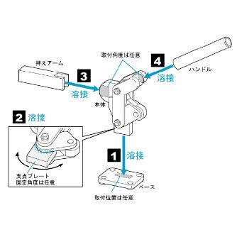 大阪角田興業（株） バリクランプ バリクランプ ﾊﾞﾘNO.1