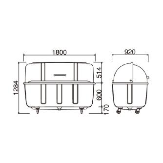 （株）カイスイマレン ジャンボステーション 固定足 J ジャンボステーション　固定足 J1500K