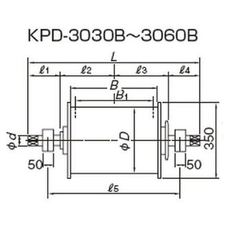 カネテック（株） 永磁ドラム KPD 永磁ドラム KPD-3030B