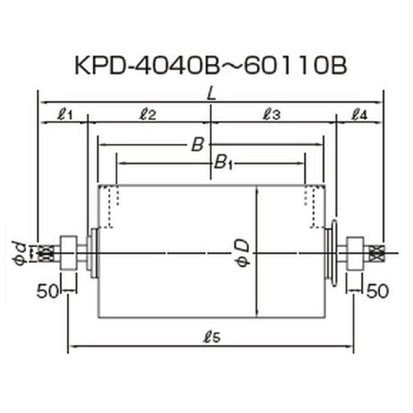 カネテック（株） 永磁ドラム KPD 永磁ドラム KPD-4050B