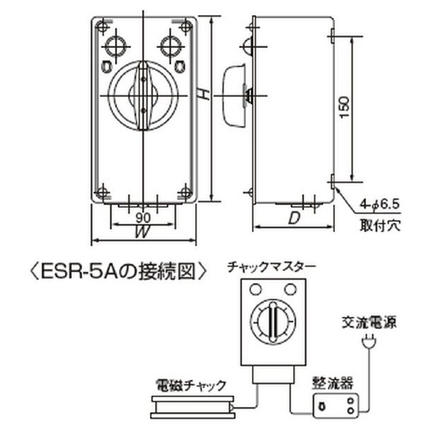 カネテック（株） エレクトロチャックマスター ESR エレクトロチャックマスター ESR-5A