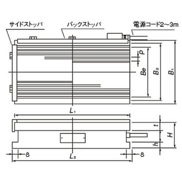 カネテック（株） 永電磁チャック EPTW 永電磁チャック EPTW-2050