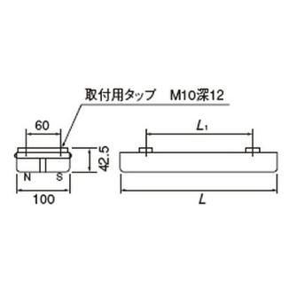 カネテック（株） 永磁レール KRA 永磁レール KRA-1050B