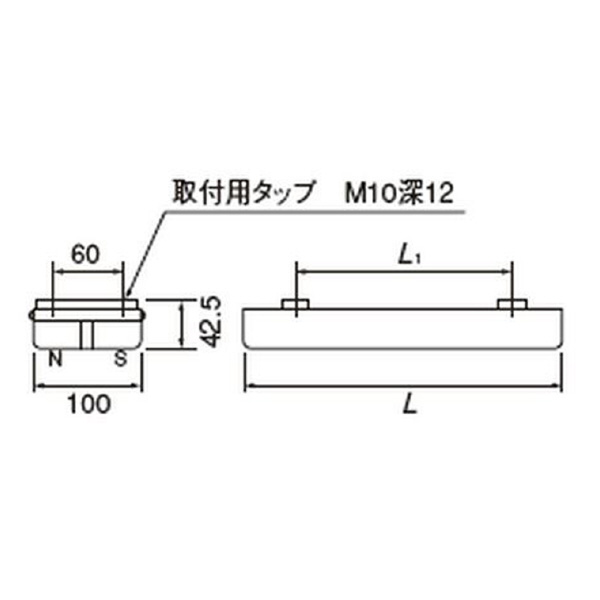 カネテック（株） 永磁レール KRA 永磁レール KRA-10100B