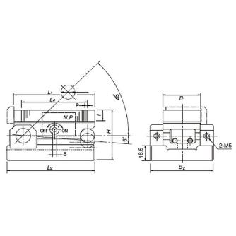 カネテック（株） サインバーチャック SBP サインバーチャック SBP-R510L-B