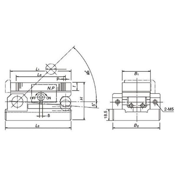 カネテック（株） サインバーチャック SBP サインバーチャック SBP-R510L-B