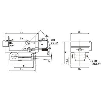 カネテック（株） サインバーチャック SBP サインバーチャック SBP-R713L-B