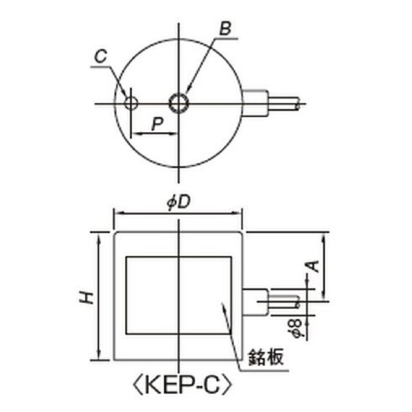 カネテック（株） 永電磁ホルダ KEP 永電磁ホルダ KEP-3C