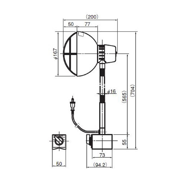 カネテック（株） 電気スタンド ME 電気スタンド ME-2CA