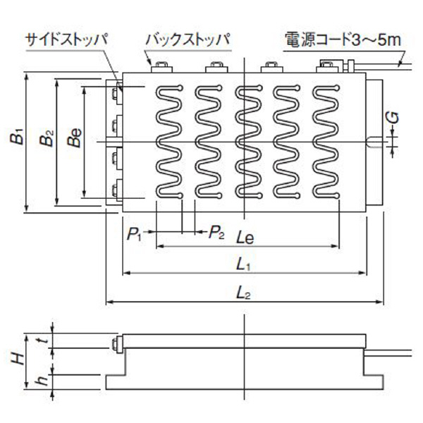 カネテック（株） 電磁チャック KETN 電磁チャック KETN-30100A
