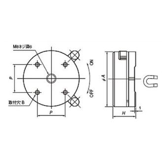 カネテック（株） ホルダ台 MB ホルダ台 MB-L-C50