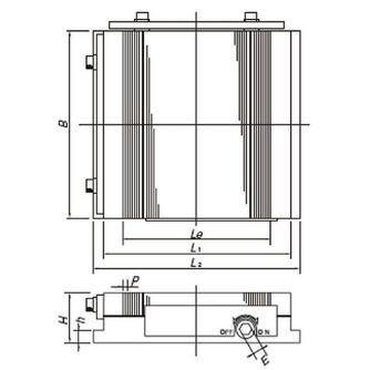 カネテック（株） 永磁チャック RMWH 永磁チャック RMWH-ED1515