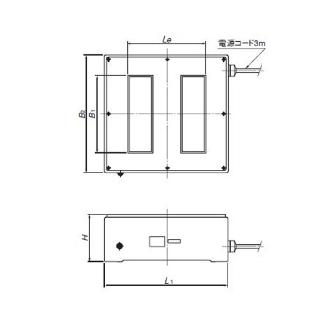 カネテック（株） 脱磁器本体 KMDE 脱磁器本体 KMDE-2525