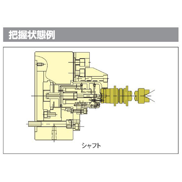 （株）北川鉄工所 中空パワーチャック B-200 中空パワーチャック B-206