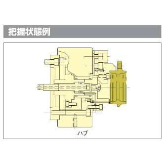 （株）北川鉄工所 中空パワーチャック(ショートテーパ) B-200A 中空パワーチャック（ショートテーパ） B-206A500