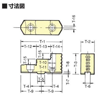 （株）北川鉄工所 スクロールチャック用ハードジョー HBS 硬爪 HBS06C