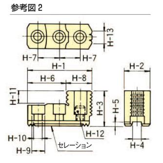 （株）北川鉄工所 パワーチャック用ハードジョー HB 硬爪 HB04N1