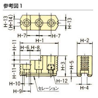 （株）北川鉄工所 パワーチャック用ハードジョー HB 硬爪 HB08A1