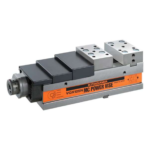 （株）北川鉄工所 センター溝テーブル用パワーバイス VQX125N-15 ＭＣパワーバイス（門型Ｍ／Ｃ用） VQX125N-15