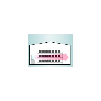 （株）鎌倉製作所 ユニットヒーター横 KUH ユニットヒーター横 KUH-243W