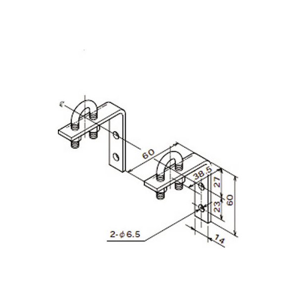 ＣＫＤ（株） 部品 パイプブラケット 6132 部品　パイプブラケット 6132-8C
