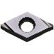 京セラ（株） チップ PVDコーティング 旋削用 DNGU チップ　ＰＶＤコーティング　旋削用 DNGU080302MFR-F PR1705