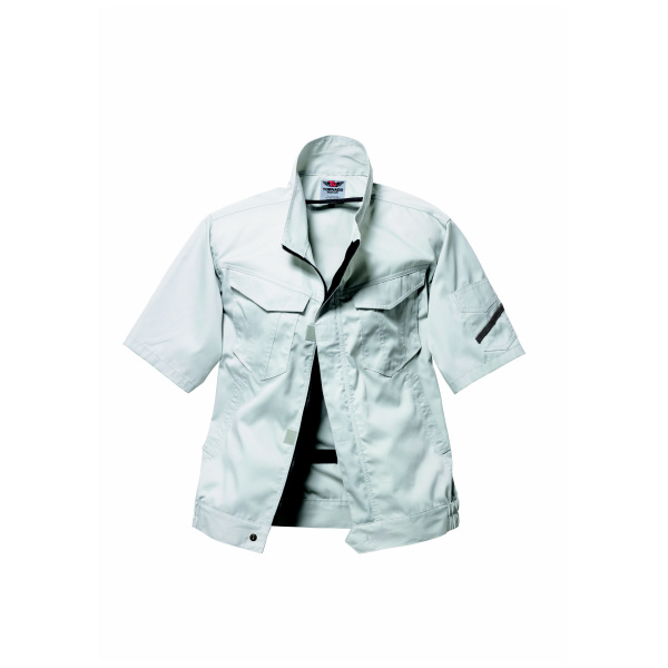 日新被服（株） 半袖ブルゾン TR3251-40 半袖ブルゾン TR3251-40-3L ｼﾙﾊﾞｰ