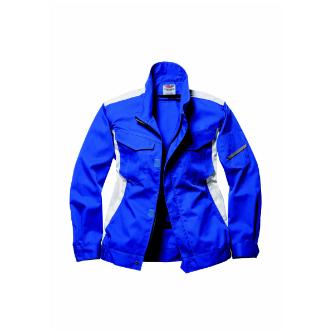 日新被服（株） 長袖ブルゾン(ツートン) TR3262-94 長袖ブルゾン（ツートン） TR3262-94-4L ﾌﾞﾙｰXｼﾙﾊﾞｰ