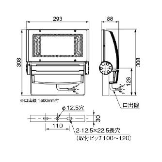 岩崎電気（株） レディオック フラッド ネオ ECF レディオック　フラッド　ネオ ECF1392NH/SAN8/DG