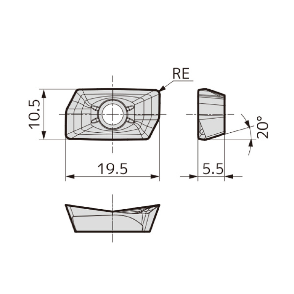 住友電気工業（株） カッタチップ AOET-F カッタチップ AOET170532PEER-F ACU2500