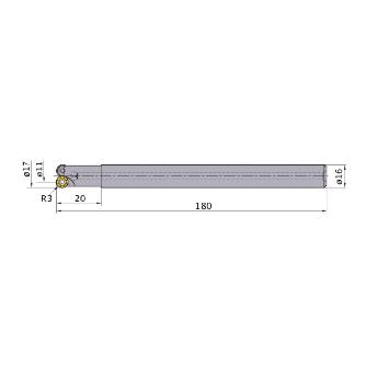 三菱マテリアル（株） カッタ 多機能用(シャンクタイプ) ARX カッタ　多機能用（シャンクタイプ） ARX30R173SA16S