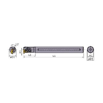 三菱マテリアル（株） ボーリングバー MMTIR ボーリングバー MMTIR1916AM16-SP15