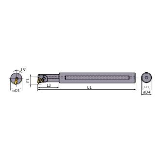 三菱マテリアル（株） ボーリングバー MMTIR ボーリングバー MMTIR3025AR22-C