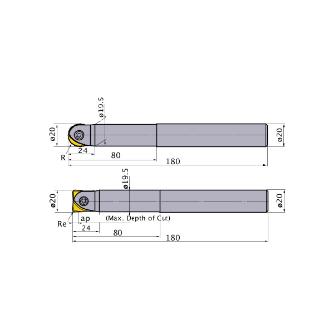 三菱マテリアル（株） ラッシュミルボール SRFH ラッシュミルボール SRFH20S20L80