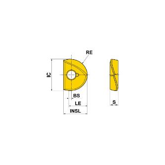 三菱マテリアル（株） カッタチップ SRFT カッタチップ（超硬コーティング） SRFT32 VP15TF