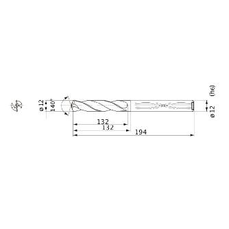 三菱マテリアル（株） WSTARドリル MWS 1200 ＷＳＴＡＲドリル MWS 1200X8DB VP15TF