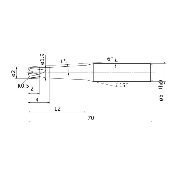 三菱マテリアル（株） ミラクルエンドミル VCHFRB ミラクルエンドミル VCHFRB D0200R050N12