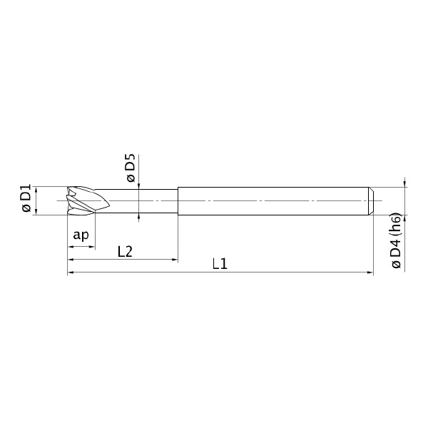 三菱マテリアル（株） エムスターエンドミル MS4XL エムスターエンドミル MS4XL D0100N040